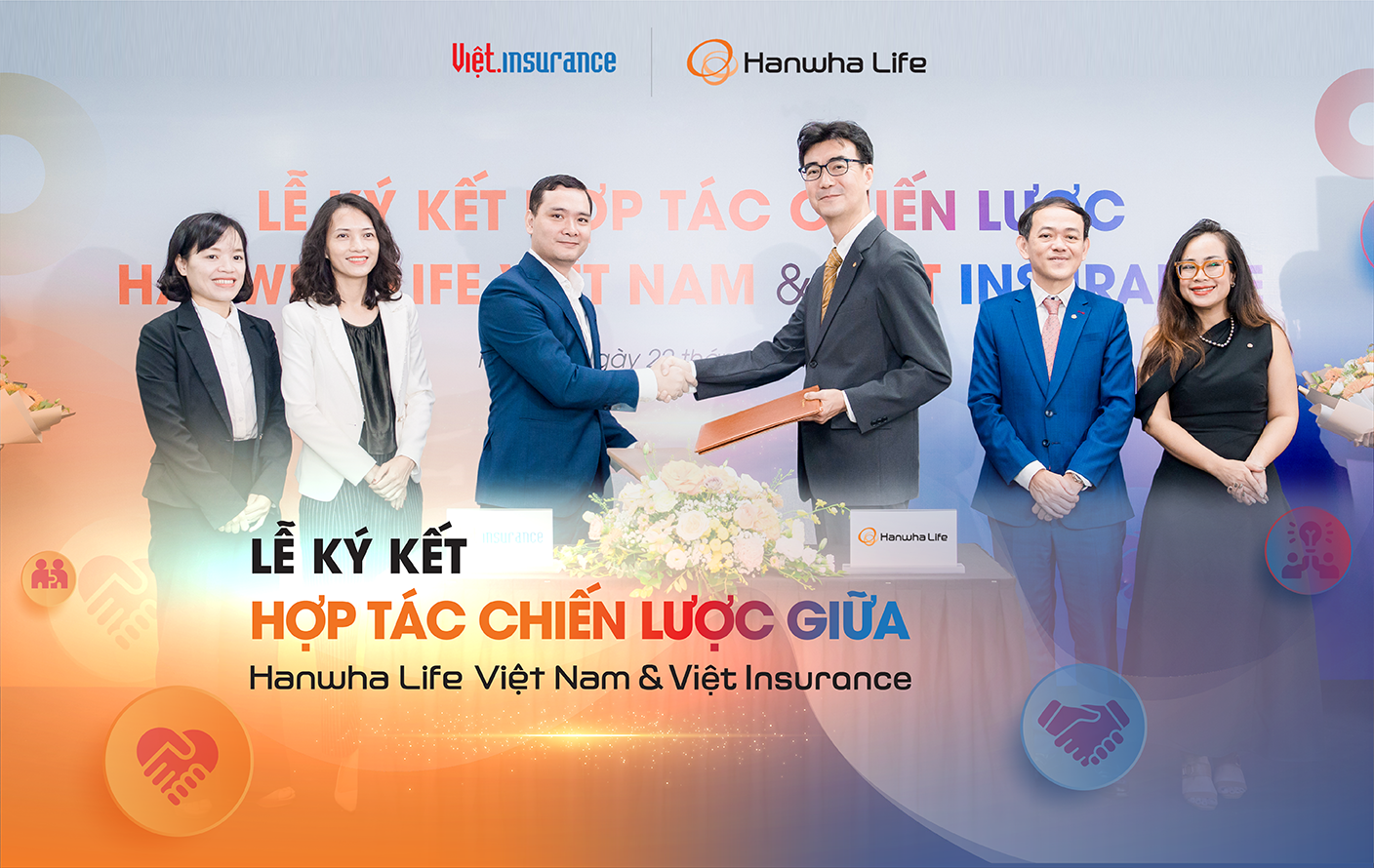 Hanwha Life Việt Nam chính thức ký kết thỏa thuận hợp tác phân phối bảo hiểm nhân thọ với Việt Insurance