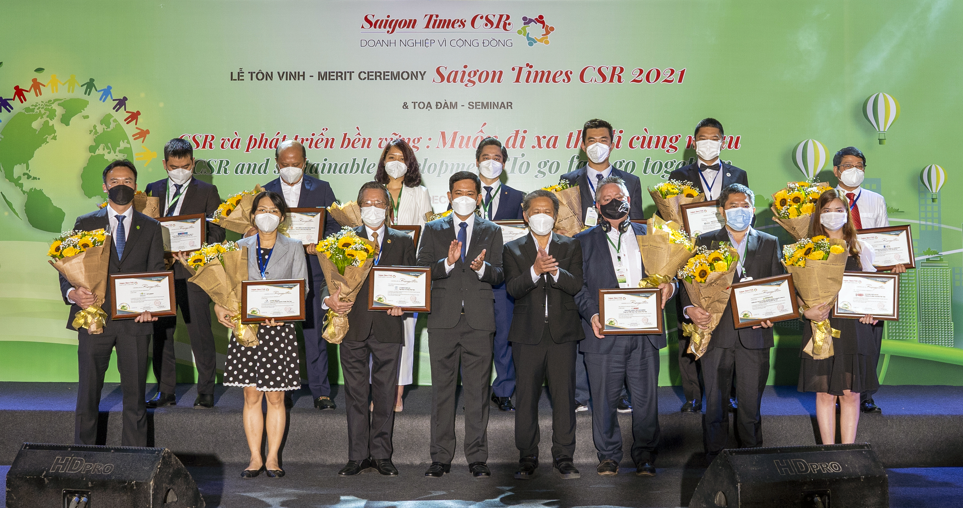 Các Doanh nghiệp được tôn vinh tại Saigon Times CSR 2021